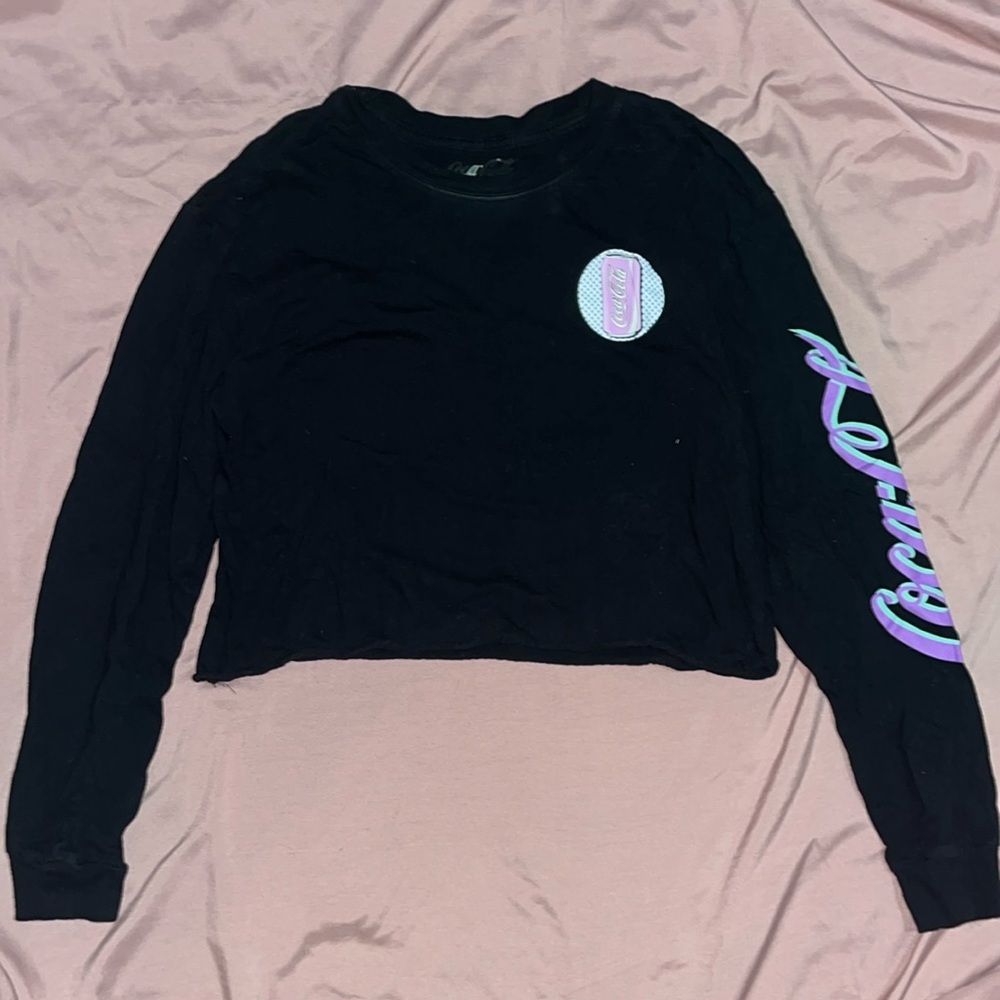Coca-Cola Long sleeve Cropped Tee